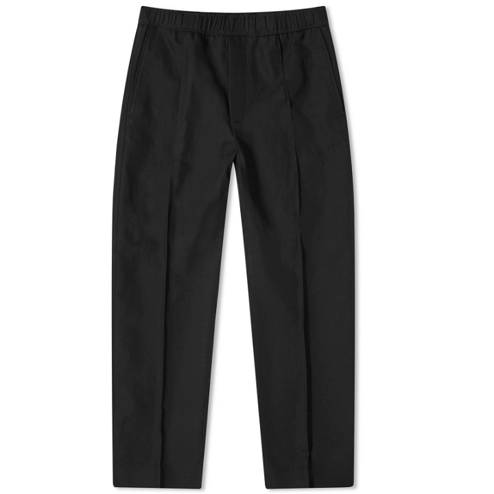 Photo: Lanvin Men's Elasticated Tapered Trousers in Black