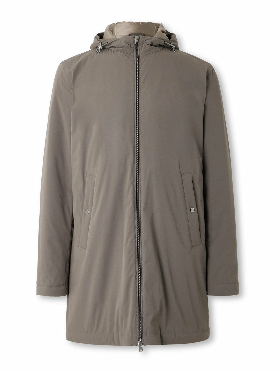 Herno - Padded Shell Hooded Parka - Brown