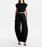 Alaïa Belted wool top