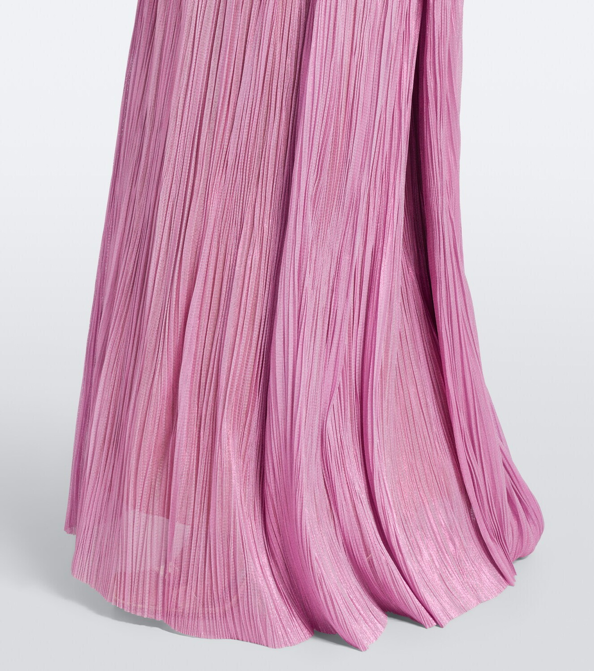 Maria Lucia Hohan Kamina metallic silk corset gown