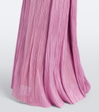 Maria Lucia Hohan Kamina metallic silk corset gown