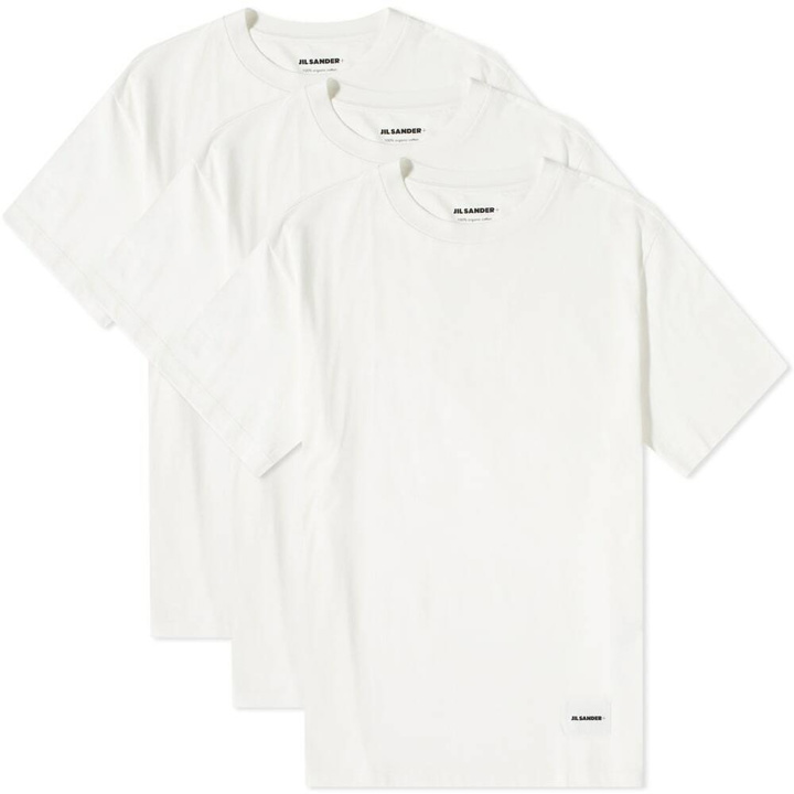 Photo: Jil Sander Men's 3 Pack T-Shirt in White