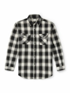 OrSlow - Checked Cotton-Flannel Shirt - Black