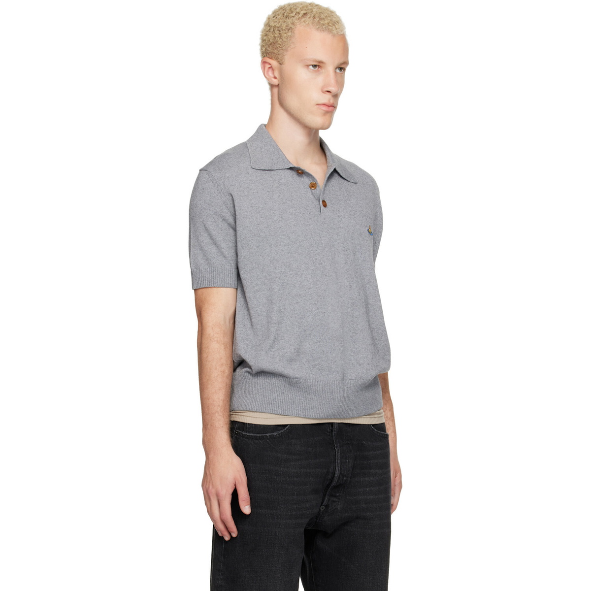 Vivienne Westwood Gray Mark Polo