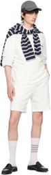 Thom Browne Off-White Mid-Thigh Shorts