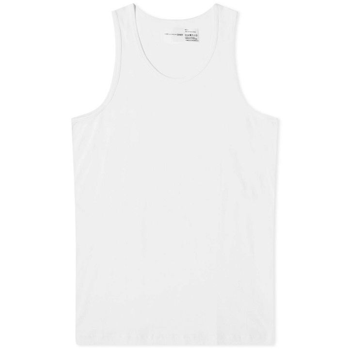 Photo: Comme des Garçons SHIRT Men's x Sunspel Vest in White