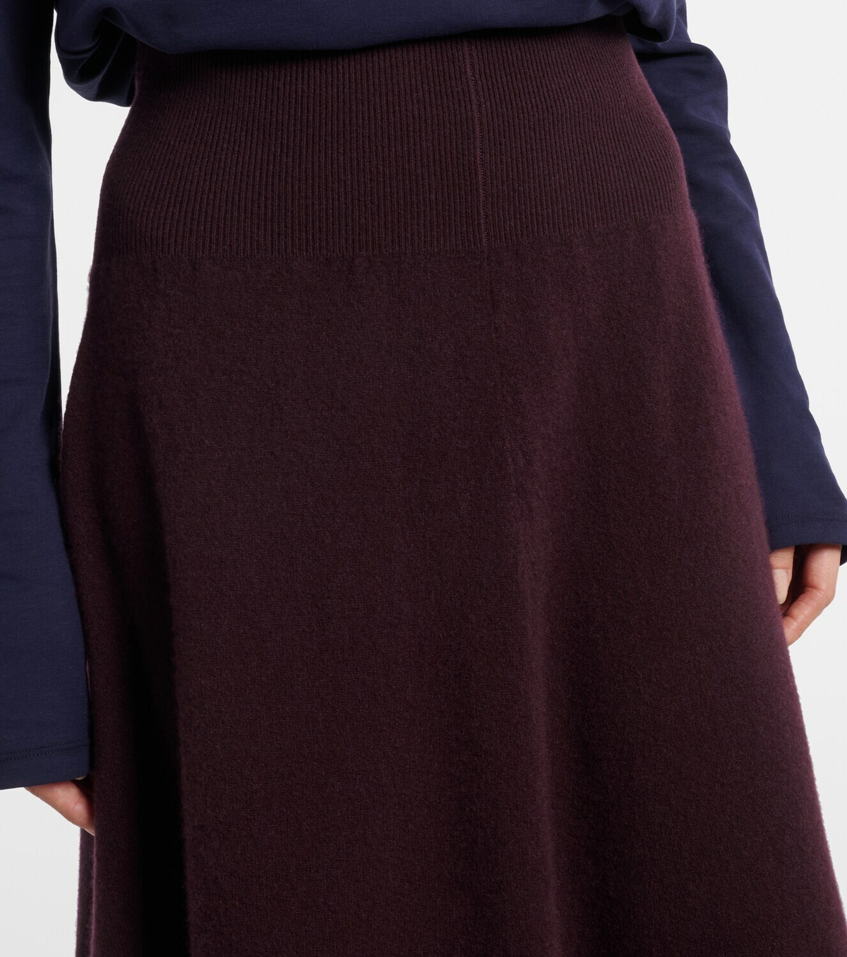 Extreme Cashmere N°388 Ease cashmere-blend maxi skirt