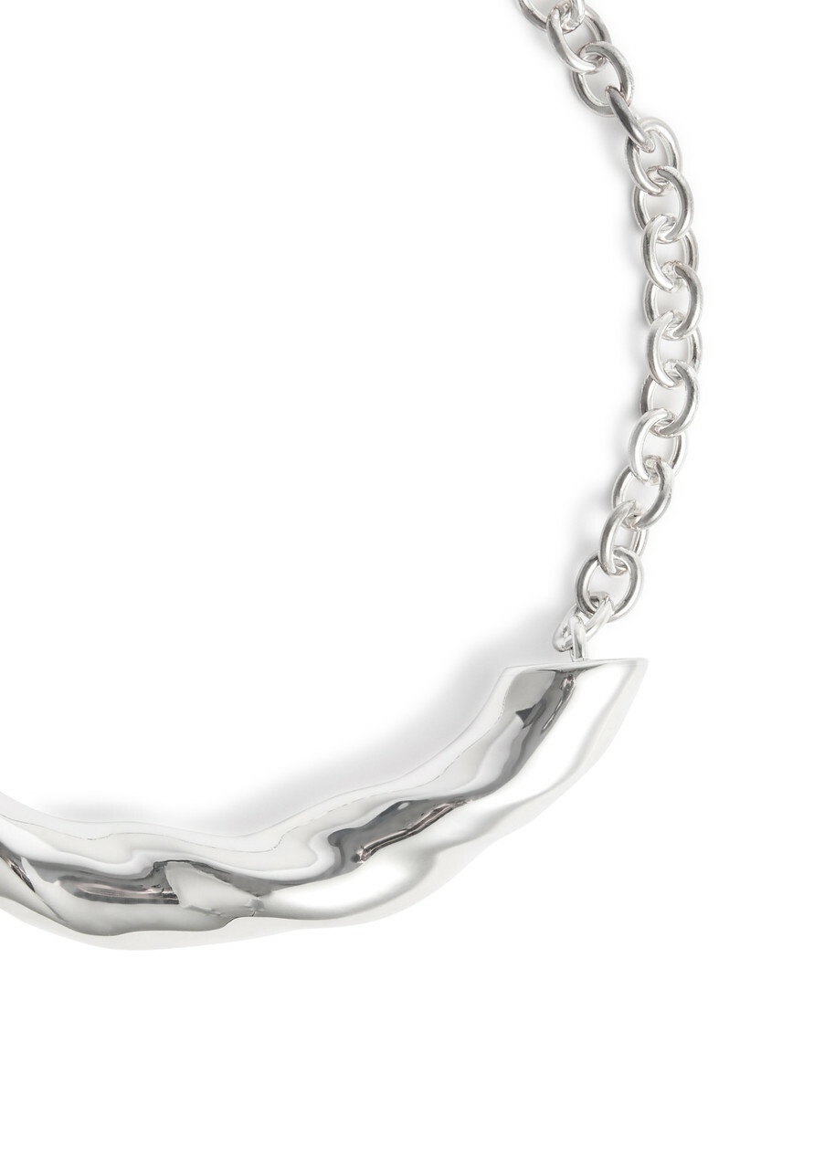Agmes Astrid Sterling Silver Choker - One Size