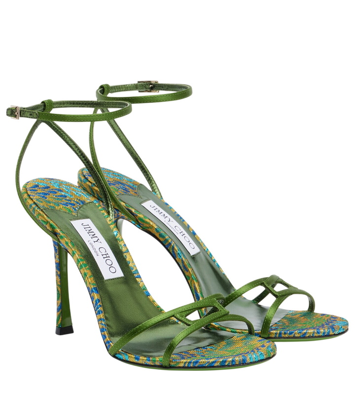 Photo: Jimmy Choo 1998 Leo satin sandals