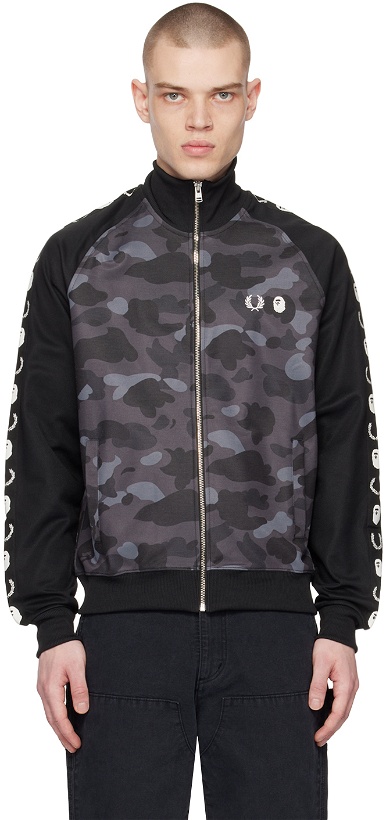 Photo: BAPE Black Fred Perry Edition Track Jacket