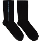 Prada Black Tech Logo Socks