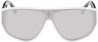 Moncler White Tronn Sunglasses