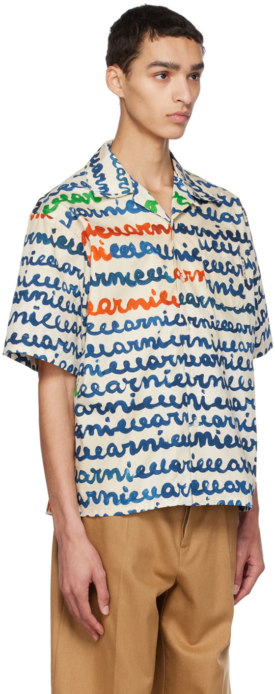 Marni Off-White Bowling Shirt