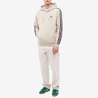 Adidas Men's 3 Stripe Hoody in Wonder Beige