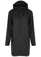 Rains Rubberised Raincoat Black