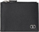 Valentino Garavani Black VLogo Signature Card Holder