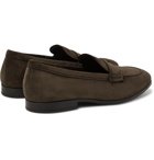 Tod's - Suede Penny Loafers - Chocolate