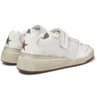 Saint Laurent - SL24 Perforated Leather Sneakers - White