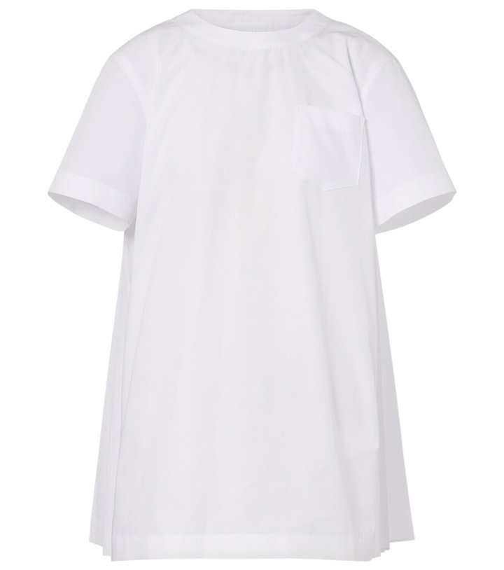 Photo: Sacai Poplin minidress