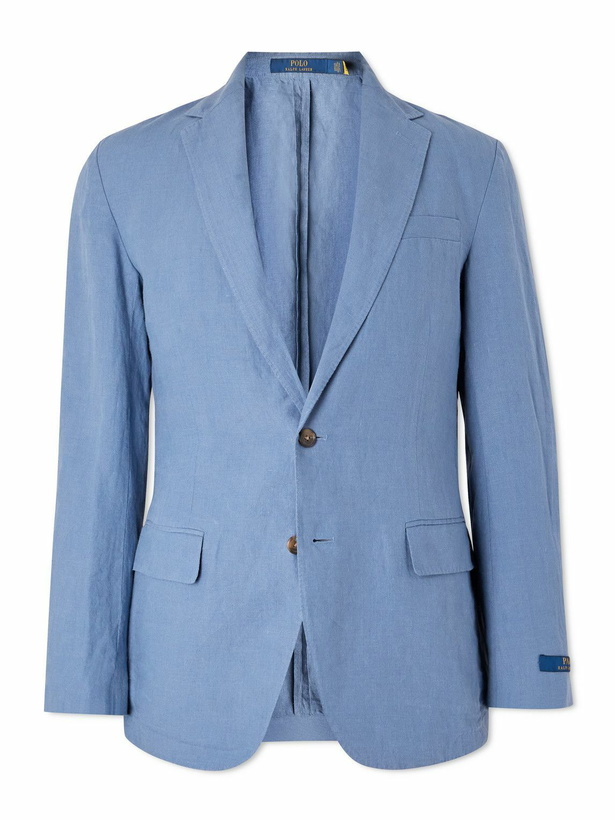 Photo: Polo Ralph Lauren - Slim-Fit Linen Blazer - Blue