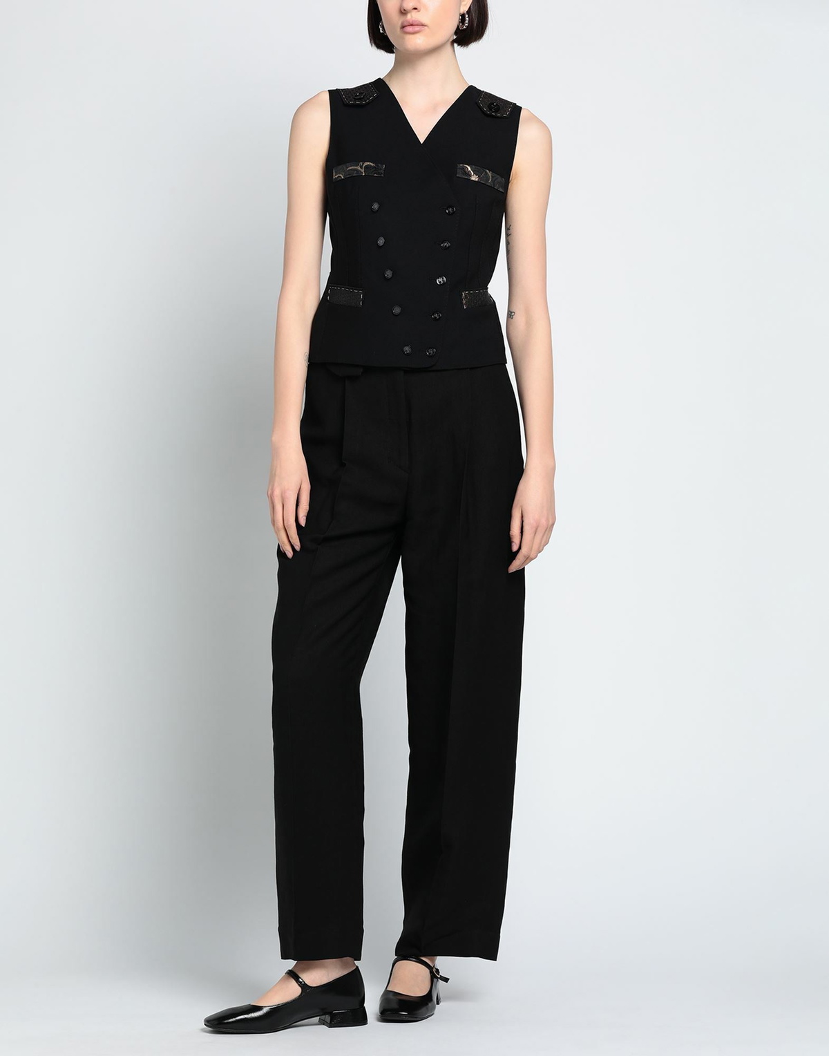 Dolce & gabbana Womens Tailored Vest in Black