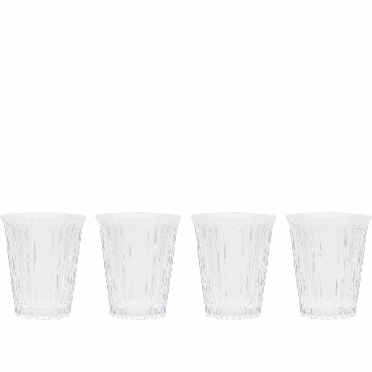 Service Projects Canteen Bodega Glass - Set of 4 in Clear 