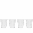 Service Projects Canteen Bodega Glass - Set of 4 in Clear 