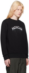 Moncler Black Printed Sweatshirt