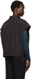 PLEATS PLEASE ISSEY MIYAKE Black Asteroid Vest