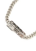 Givenchy Tape Designer-engraved Chain Bracelet - Silver - One Size