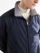 Lardini - Shell Bomber Jacket - Blue