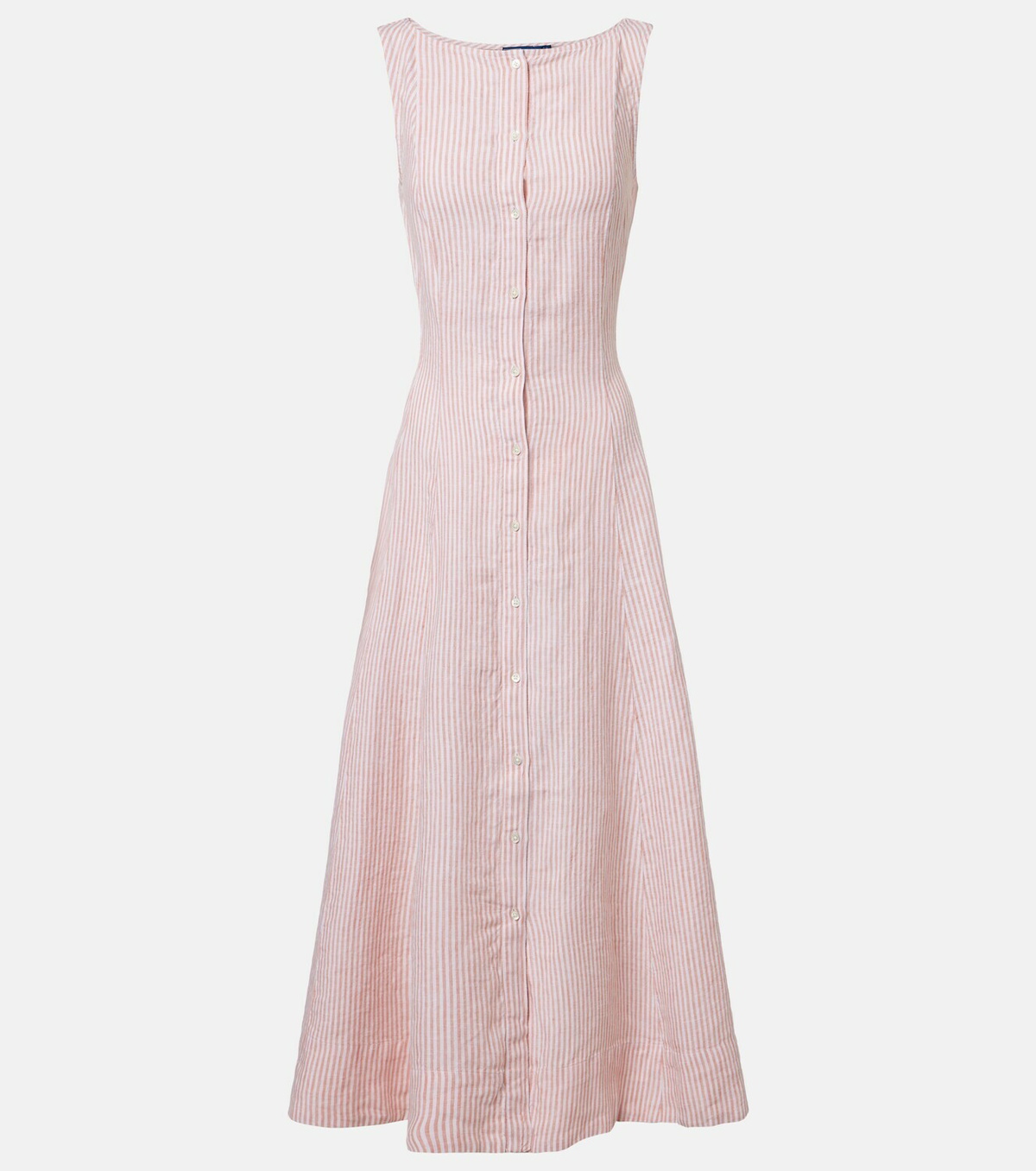 Polo Ralph Lauren Striped linen midi dress