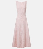Polo Ralph Lauren Striped linen midi dress