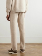 Loro Piana - Sassiglioni Straight-Leg Wool Sweatpants - Neutrals