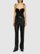 NANUSHKA - Felina Straight Faux Leather Pants
