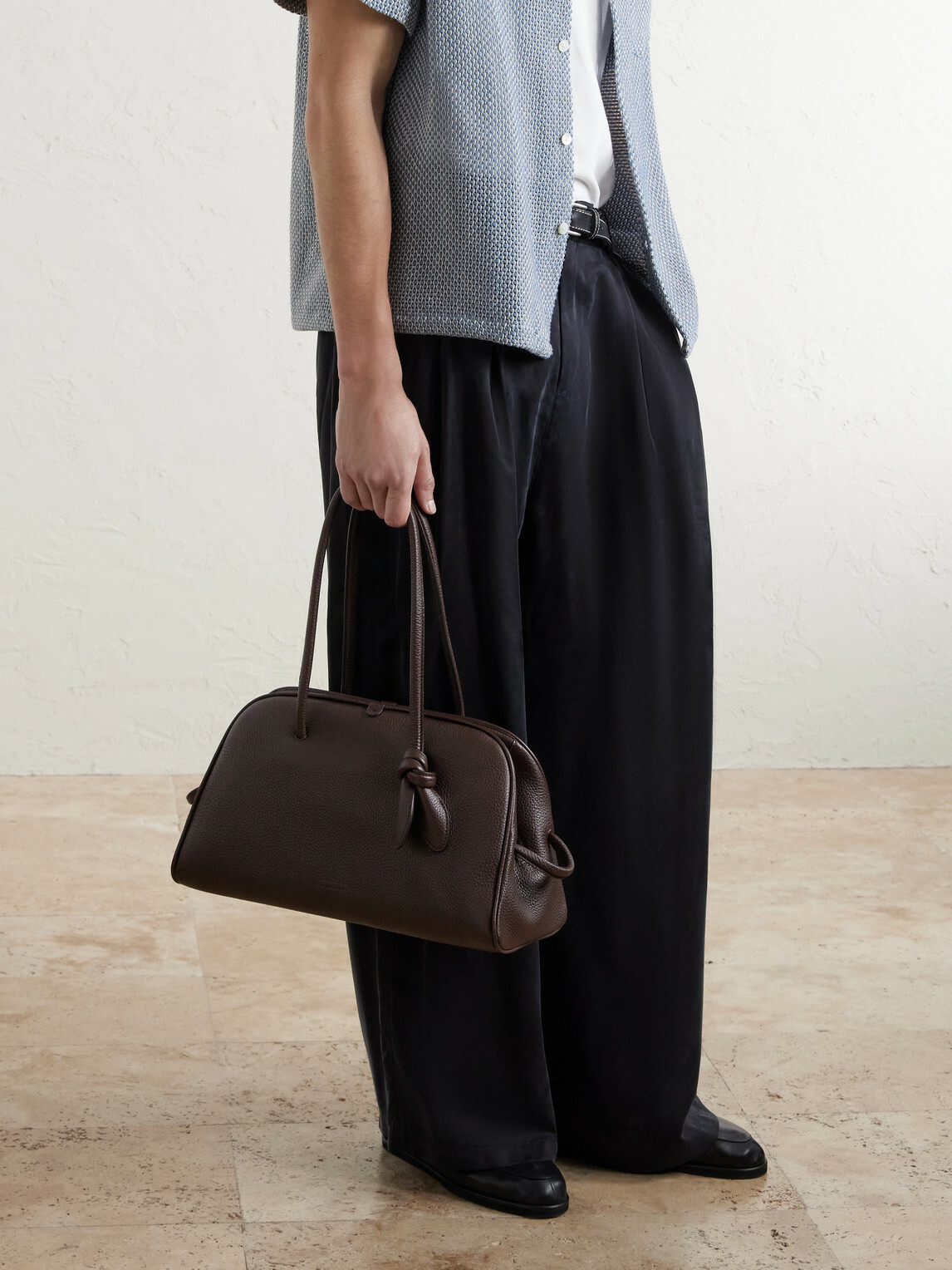 Jacquemus - Le Turismo Full-Grain Leather Messenger Bag