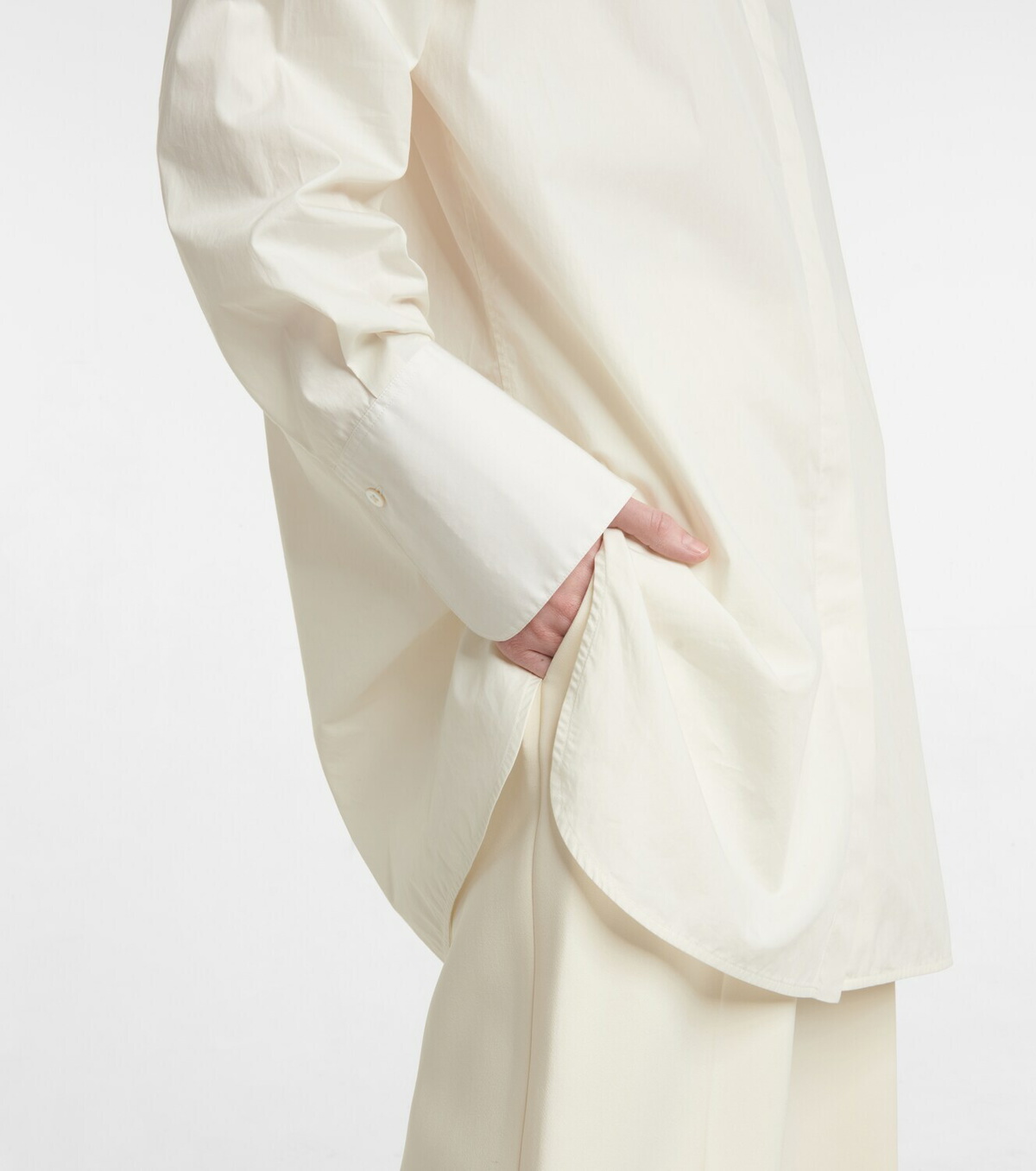 The Row Xime silk cady shirt The Row