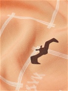 Visvim - Copa Camp-Collar Printed Crepe Shirt - Orange