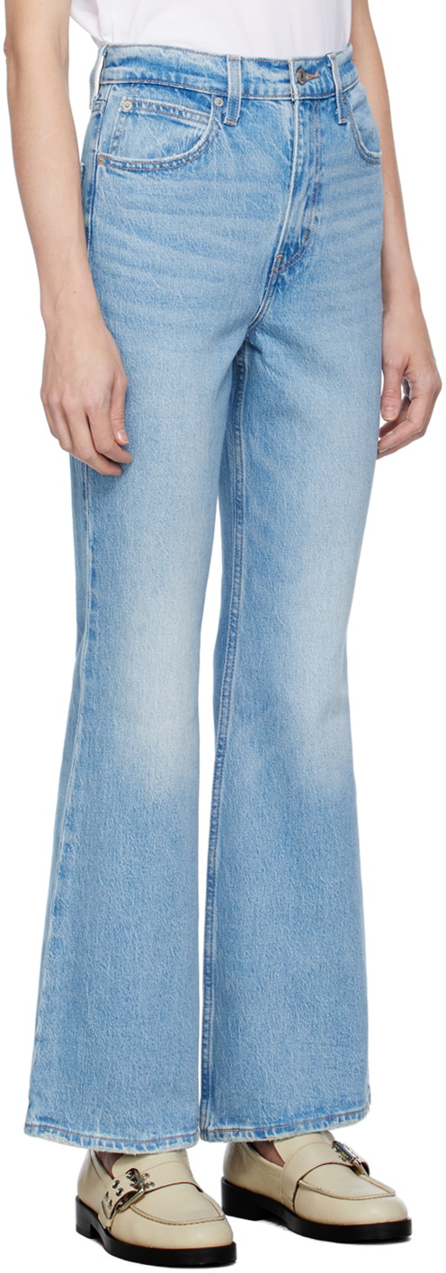 Levi's Blue 70's High Flare Jeans Levi's Red