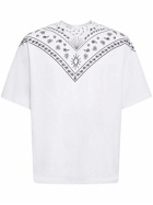 MARCELO BURLON COUNTY OF MILAN - Bandana Print Oversized Cotton T-shirt