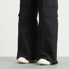 Rick Owens DRKSHDW Men's Cargo Sneaks in Black/Milk/Milk