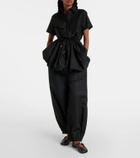 Loewe Balloon cotton and silk gabardine minidress
