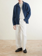 De Bonne Facture - Linen and Wool-Blend Jacket - Blue