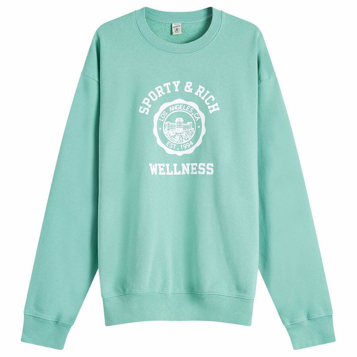 スウェット・トレーナー Sporty & Rich Wellness Logo Print Sweatshirt CR652HG 23772025_53761638_600.jpg