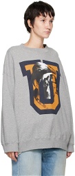 UNDERCOVER Gray Graphic Sweatshirt