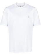 BRUNELLO CUCINELLI - Logo Cotton T-shirt