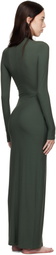 SKIMS Green Soft Lounge Turtleneck Maxi Dress
