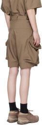 meanswhile Brown Luggage Shorts