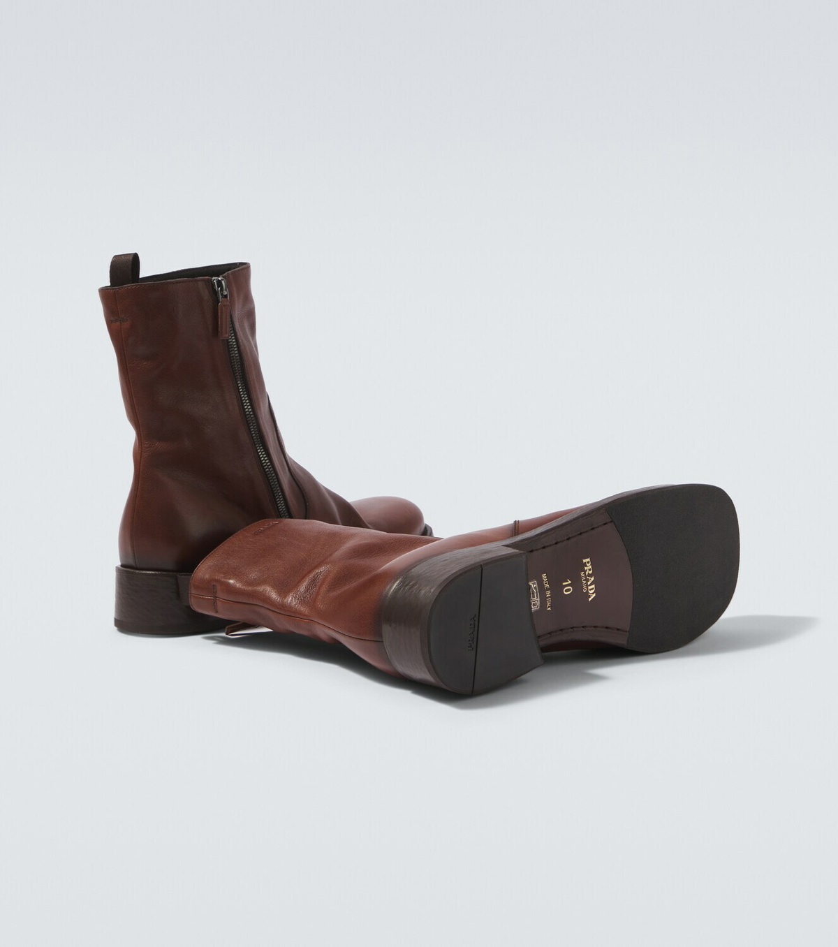 Prada Leather ankle boots