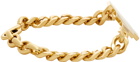 Marcelo Burlon County of Milan Gold Cross Bracelet
